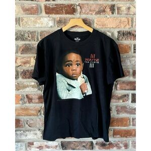 Hollister Black Lil Wayne Graphic T-shirt The Carter III, M
